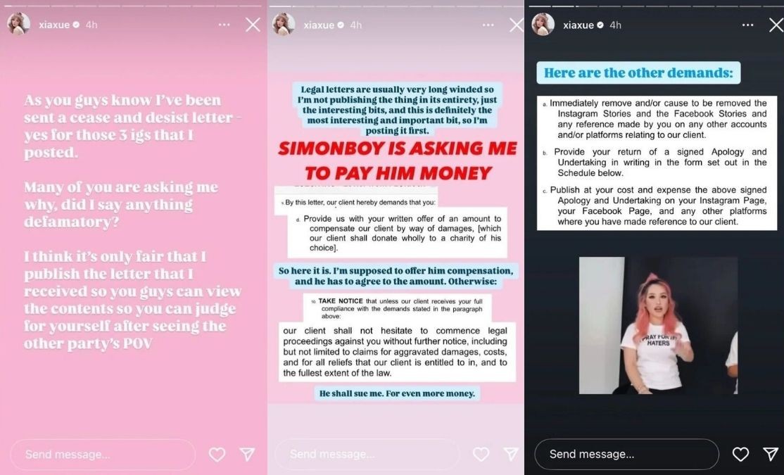 According to Cheng, the letter accused her of defamation, false statements, and harassment..jpg