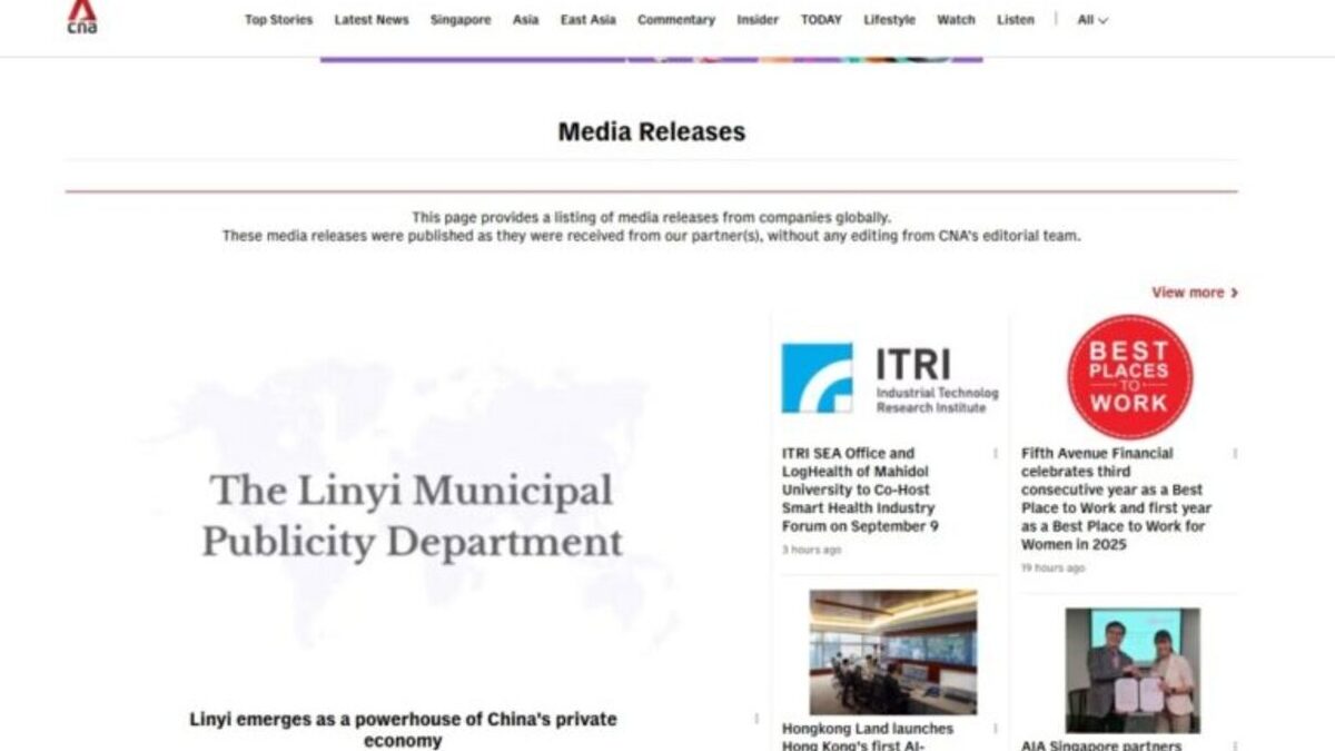 CNA launches paid media release distribution service with Media OutReach Newswire