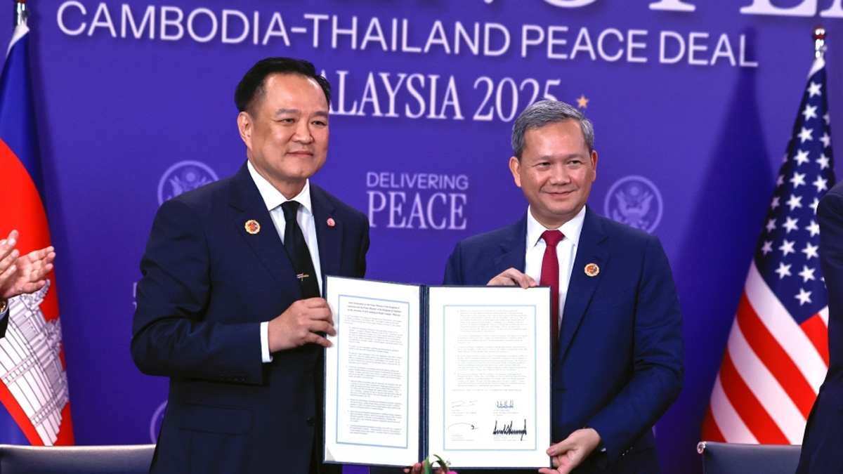Thailand and Cambodia sign expanded ceasefire as Trump begins Asia tour at ASEAN summit