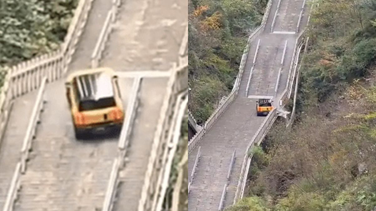 Chery apologises as test vehicle rolls down Tianmen Mountain’s 999-step staircase