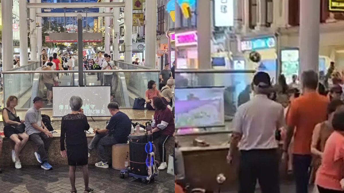 Daily singing gatherings at Chinatown MRT spark business complaints over noise and declining footfall