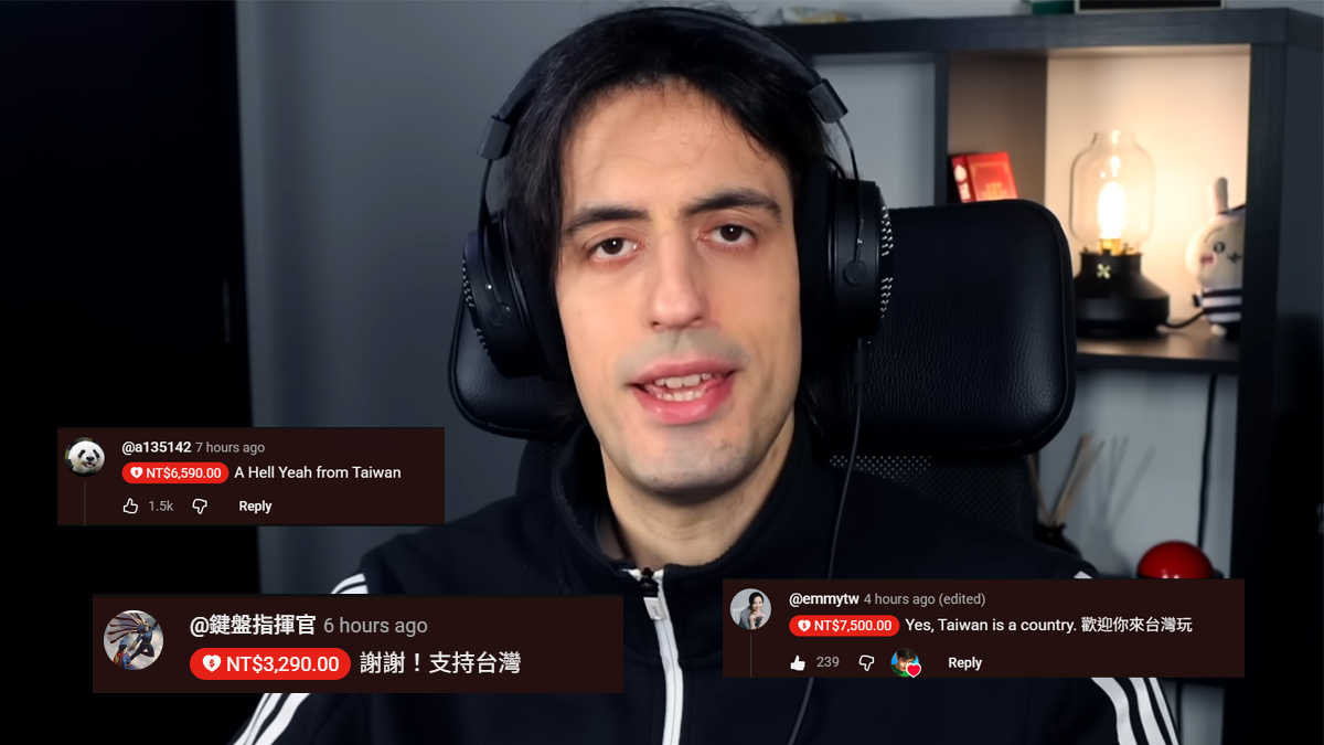 YouTuber Davie504 drops US$75,000 sponsorship over Taiwan sovereignty comment