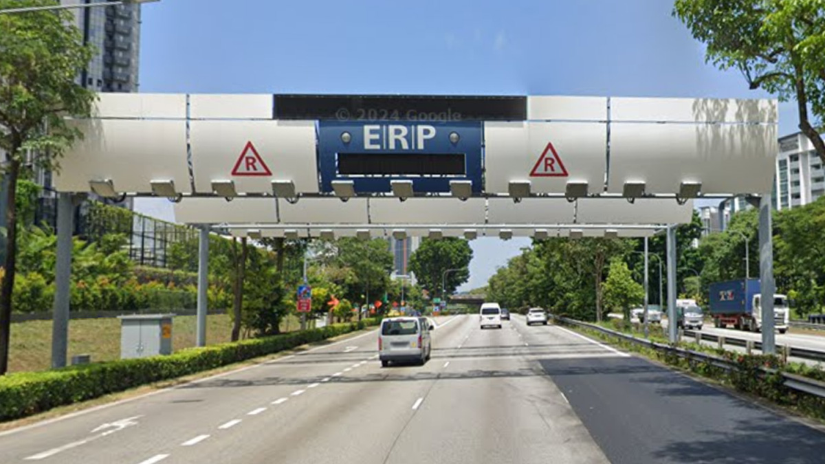ERP rates to increase by S$1 at four expressway stretches from 2 January 2026