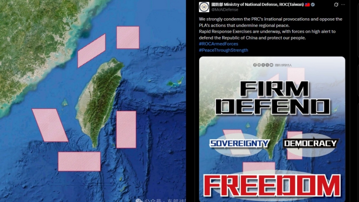 Taiwan condemns China’s “military intimidation” as PLA launches Justice Mission 2025 drills