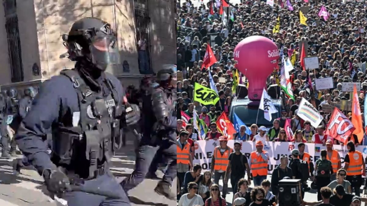Transport, schools, and hospitals disrupted as protests spread across France