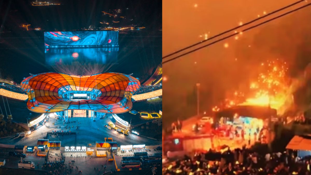Fire and chaos as fireworks and drone show malfunctions in China’s Liuyang