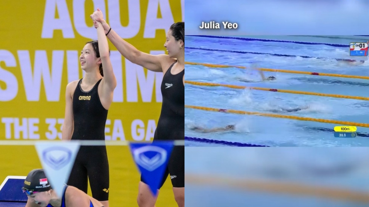 Singapore’s 14yo Julia Yeo seals SEA Games relay gold after last-minute call-up with borrowed gear