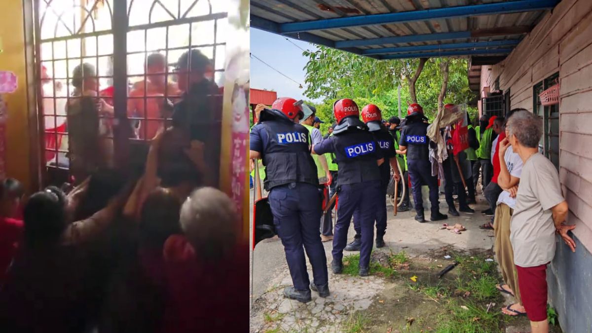 Residents and activists arrested for obstructing officers during Kampung Papan home demolitions