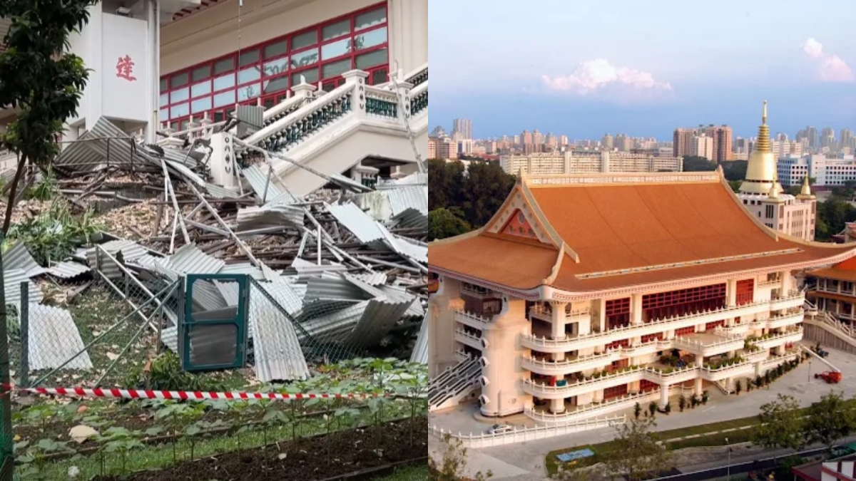 Partial roof collapse at Kong Meng San monastery prompts safety probe and closures