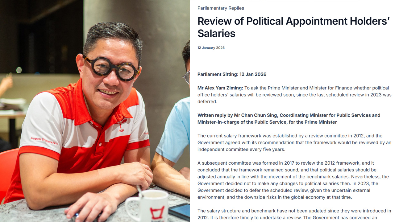 PSP's Lawrence Pek questions timing of new ministerial salary review