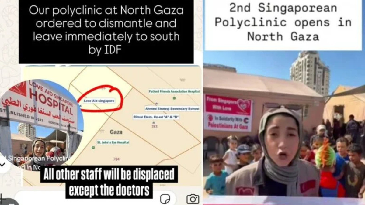 Love Aid Singapore’s North Gaza polyclinic ordered to relocate south by IDF