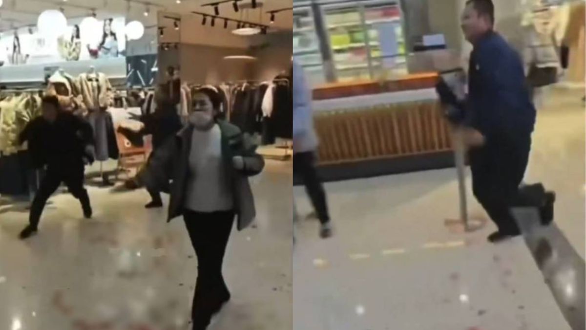 Knife attack at supermarket in Henan, China leaves two injured, suspect subdued by security guard