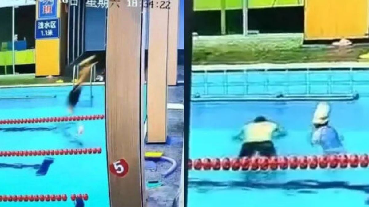 Man in China dies after breaking neck diving into shallow pool while lifeguards mistake him for playing