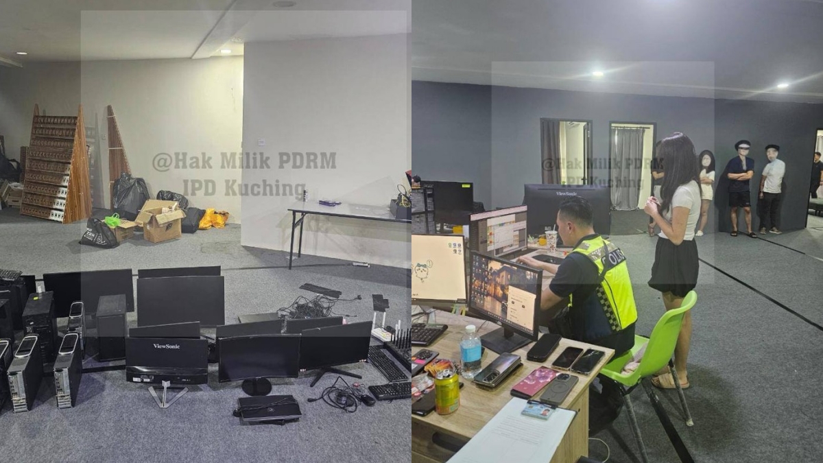 Malaysian police dismantle Kuching call centre scam syndicate over fake online gaming ads