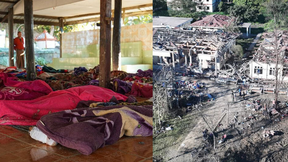 Myanmar military airstrike on hospital kills over 30 in Mrauk-U, Rakhine