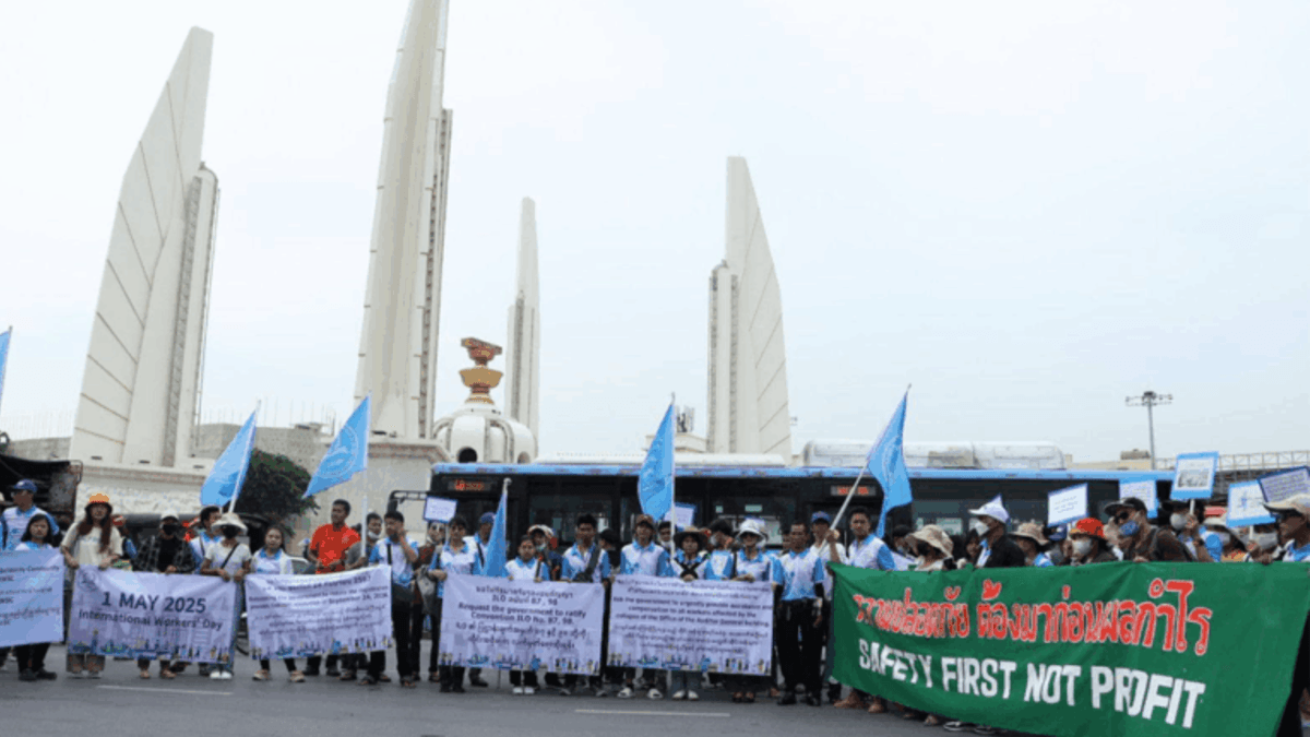 Myanmar workers mark May Day with calls for fair pay, union rights, and an end to conscription