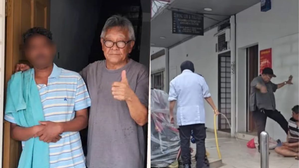 NGO founder aids homeless man after viral video shows him abused outside a Kuala Lumpur bank