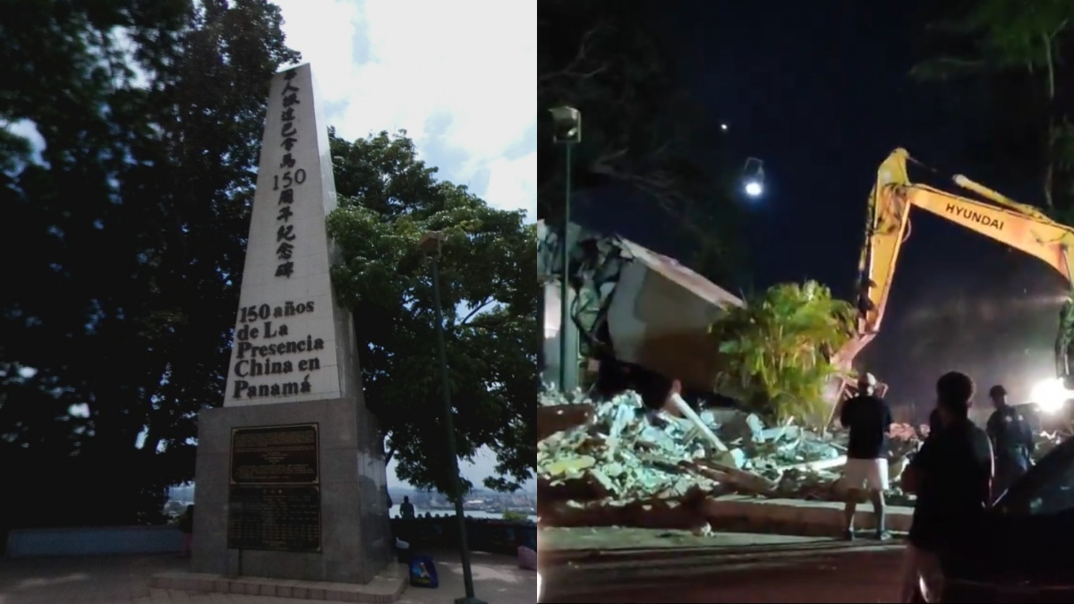 Panama demolishes Chinese canal monument, prompting strong complaints from Beijing and domestic backlash