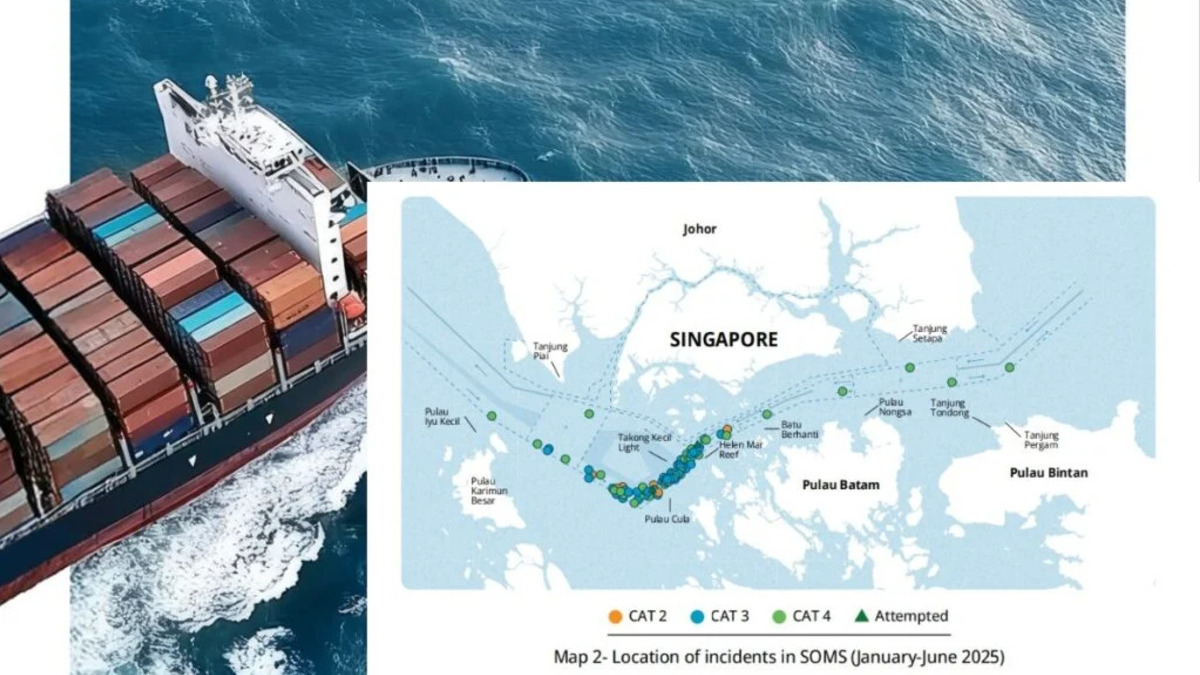 Piracy incidents in Straits of Malacca and Singapore quadruple in 2025: ReCAAP