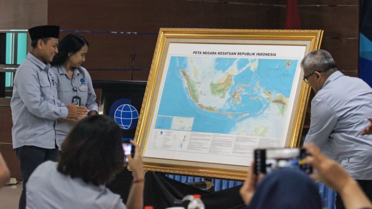 Indonesia unveils 2025 NKRI map with updated borders, new IKN designation, and expanded geospatial data