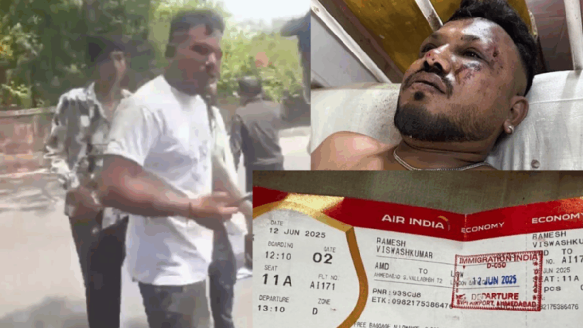 British survivor emerges from deadly Air India crash in Ahmedabad that killed hundreds