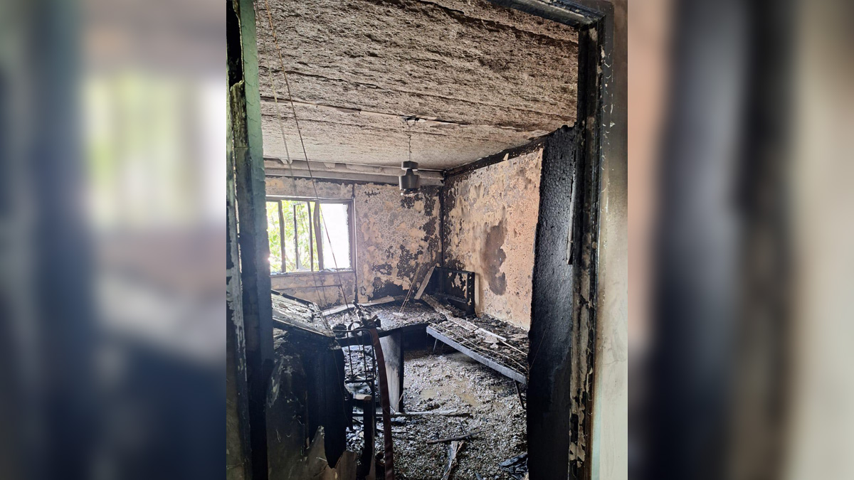 Two hospitalised after Yishun HDB fire likely sparked by unattended lighted item