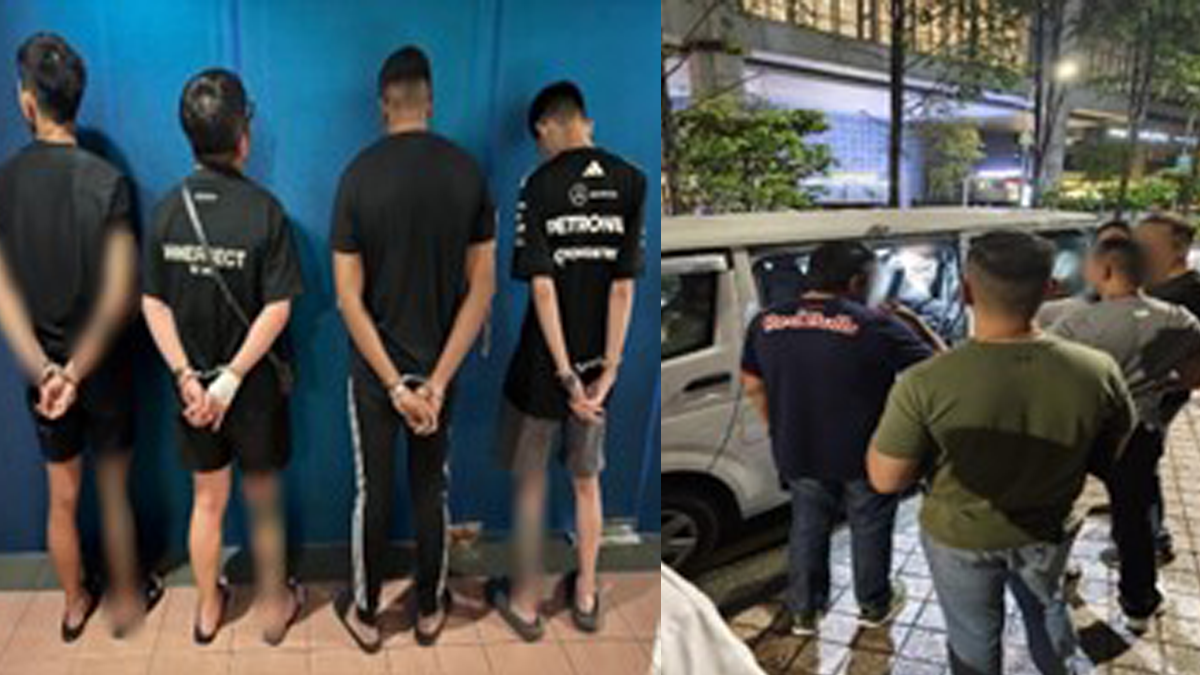Singapore Police Force arrests 13 men in secret societies crackdown across island