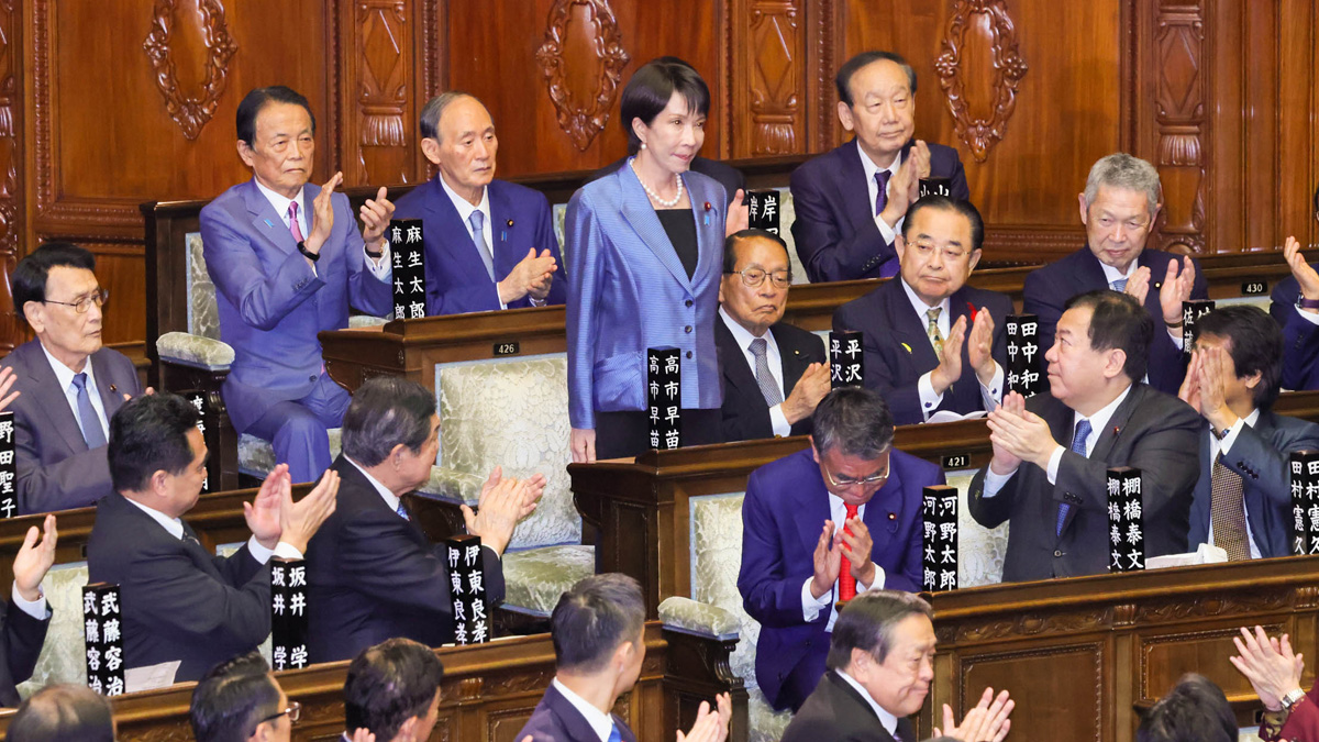Sanae Takaichi becomes Japan’s first female prime minister amid rightward political shift