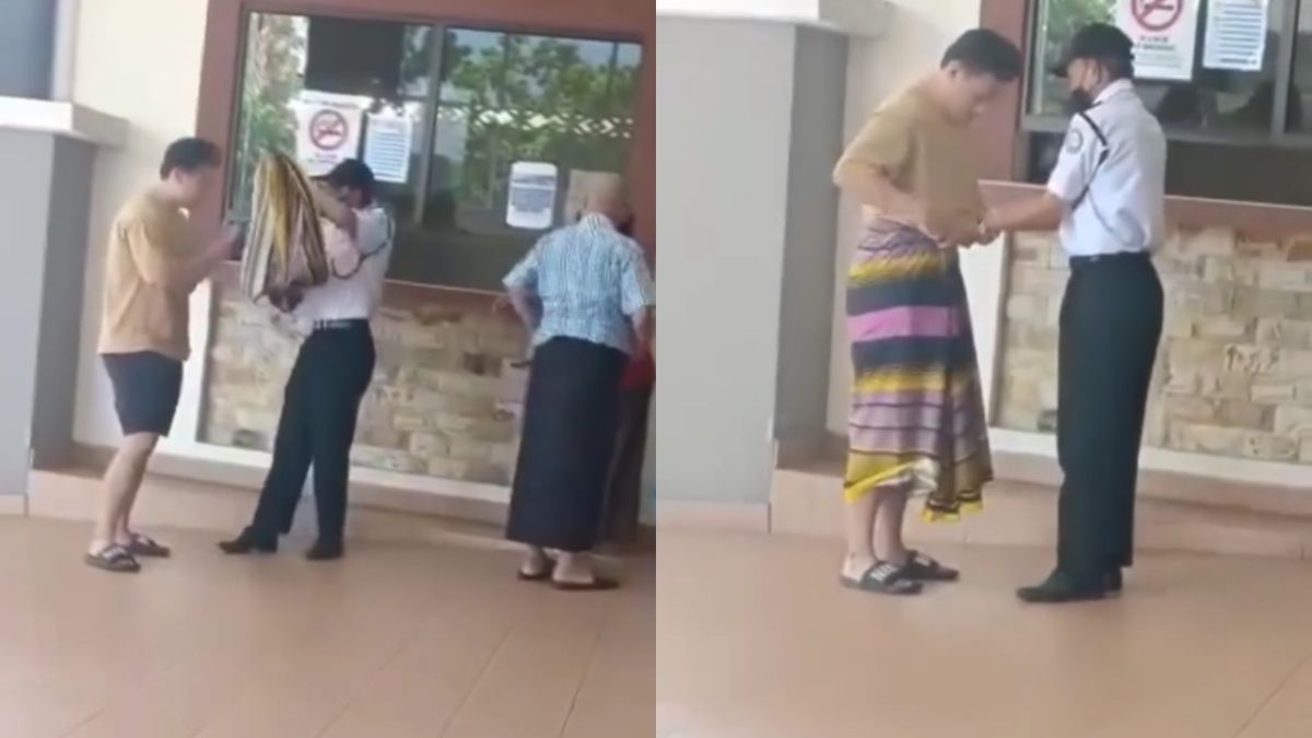 Man barred from Malaysian government office over dress code, allowed entry after wearing sarong