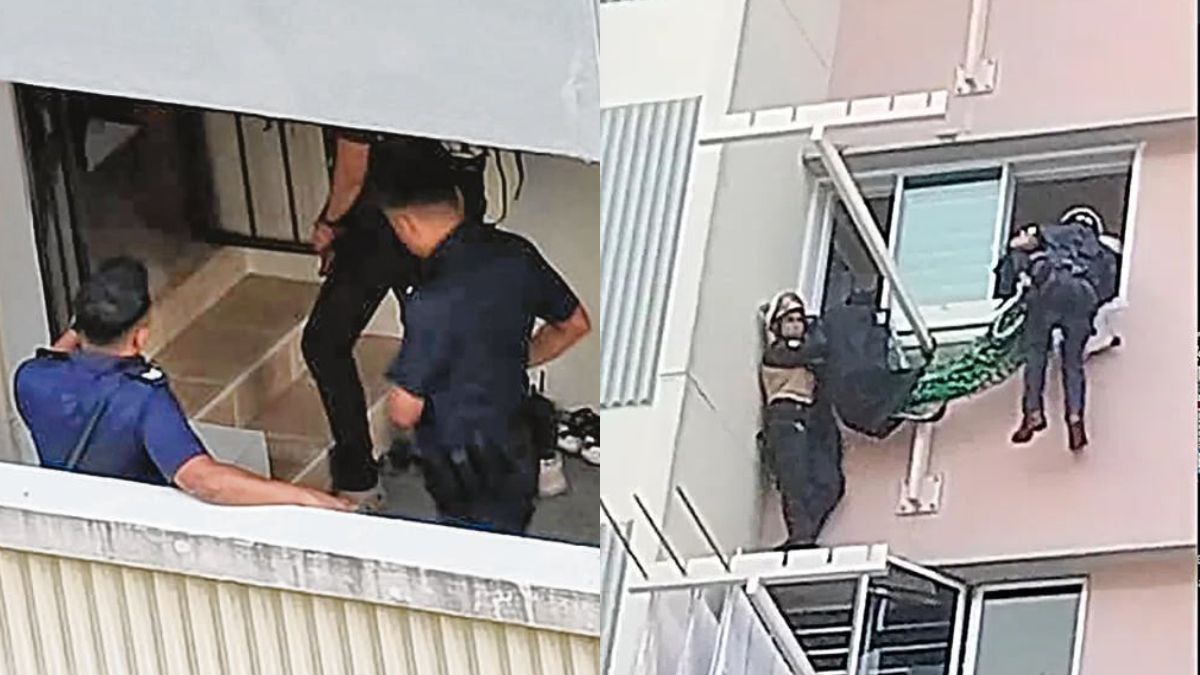 Singapore man arrested after breaching Personal Protection Order and locking himself inside Tampines flat