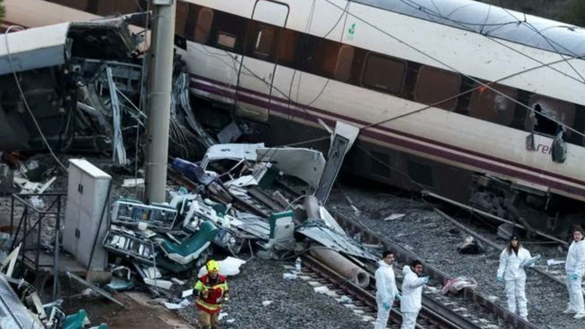 Spain declares national mourning as at least 40 die in high-speed train collision near Adamuz
