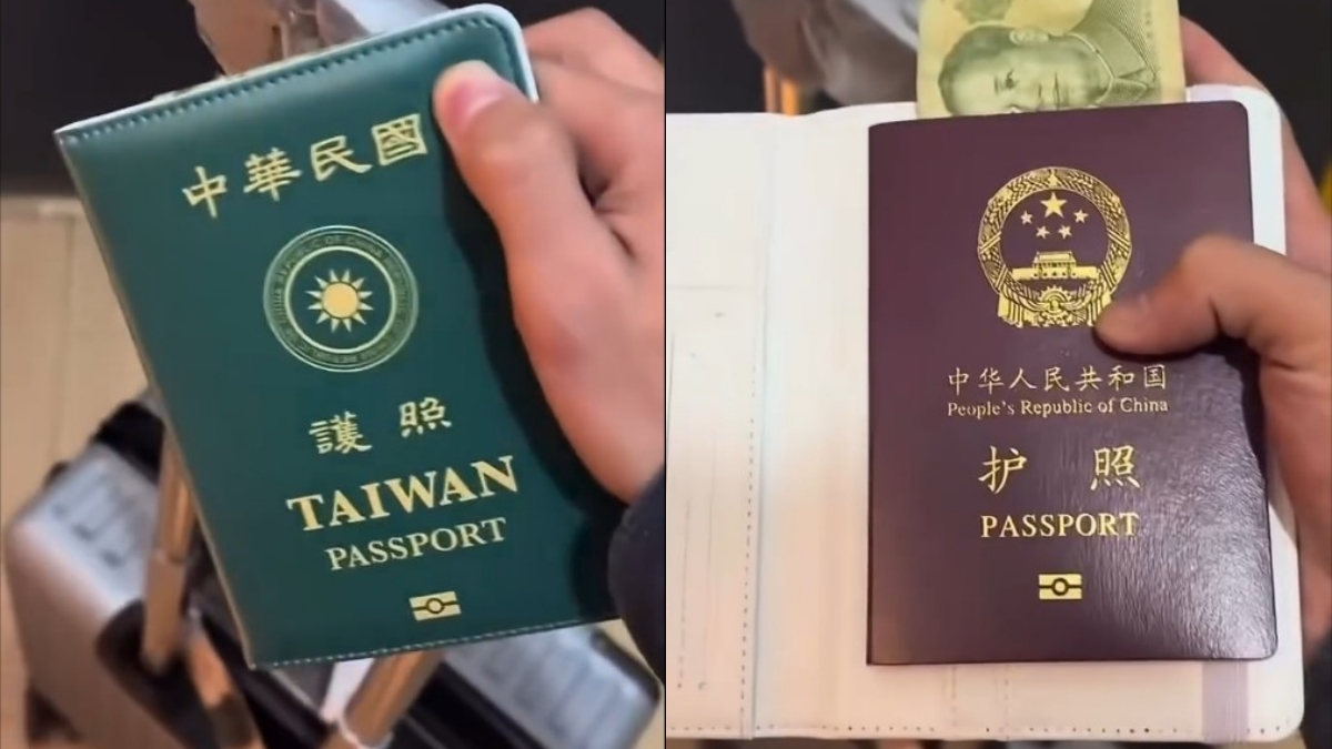 Taiwanese netizens criticise use of Taiwan passport covers by Chinese travellers