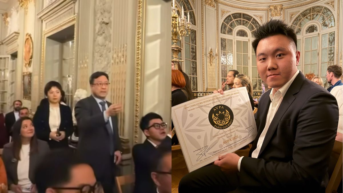 Taiwan tea award in France disrupted by “one China” heckling as audience backs producer at world contest