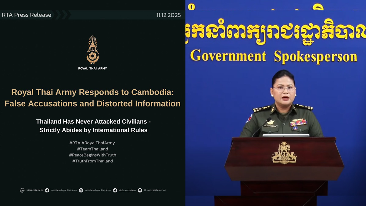 Thailand rebuts Cambodia’s claims of cross-border aggression and civilian attacks