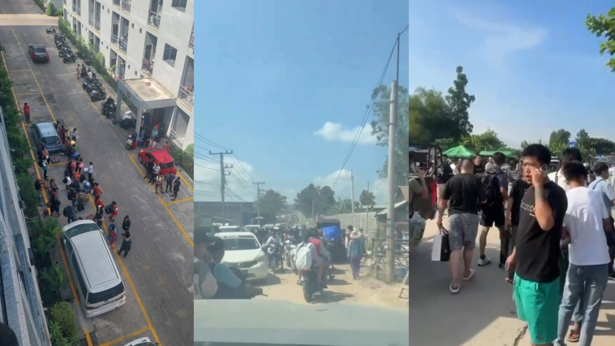 Thousands flee from Myawaddy KK scam compounds on 22 Oct fearing further Myanmar junta raids