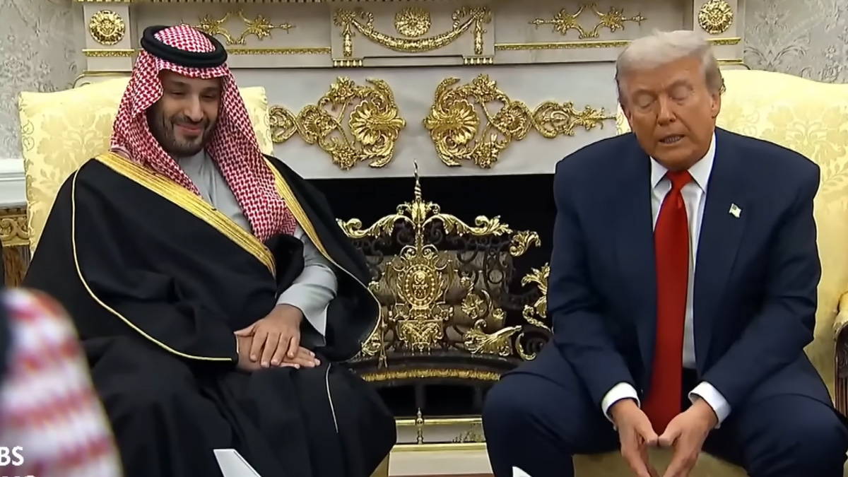 Trump defends Saudi crown prince over Khashoggi killing during high-profile White House visit