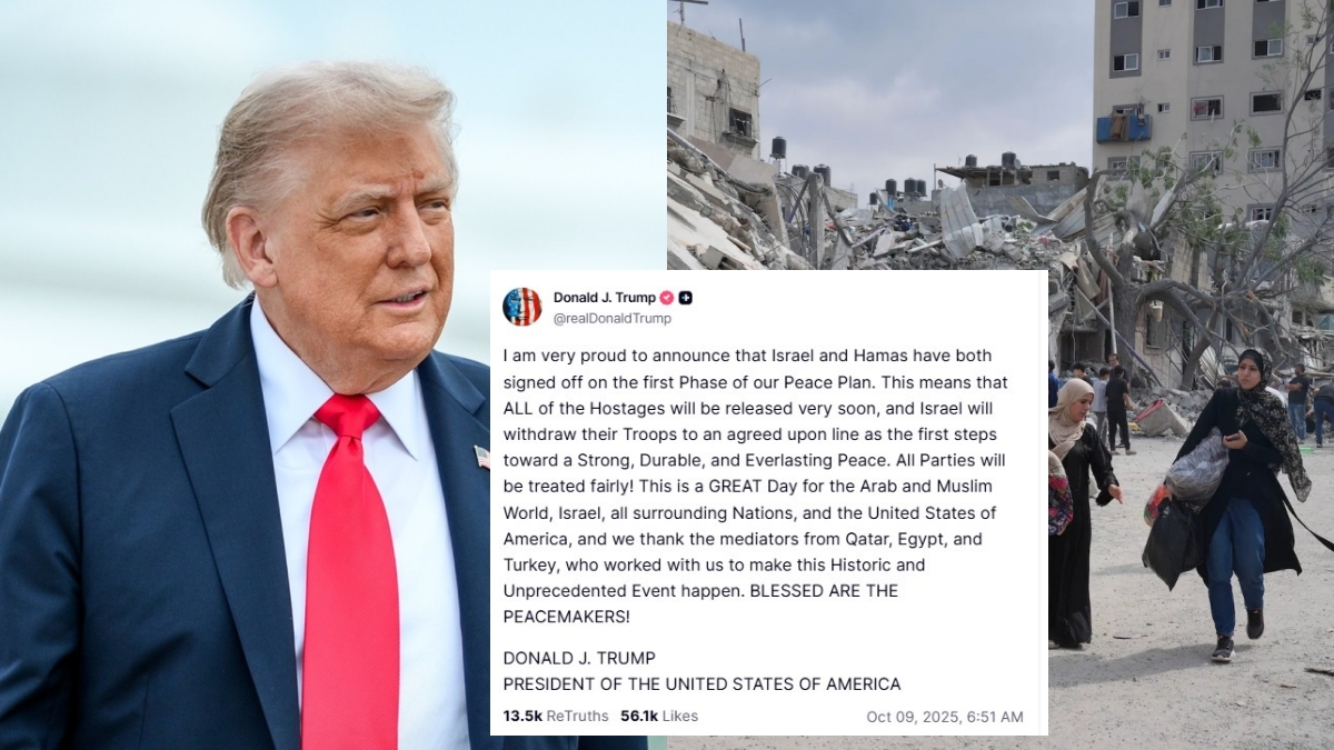 Israel and Hamas agree to first phase of Trump’s Gaza peace plan