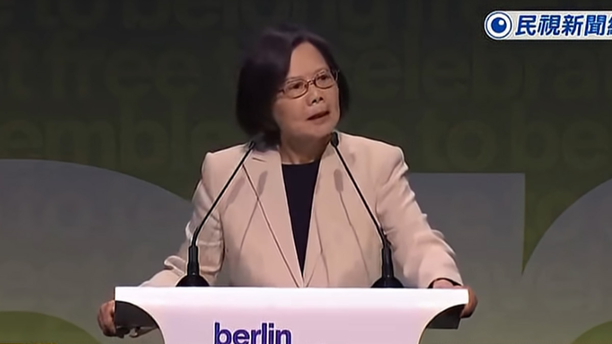 Tsai Ing-wen urges democratic unity to counter authoritarian threats at Berlin Freedom Conference