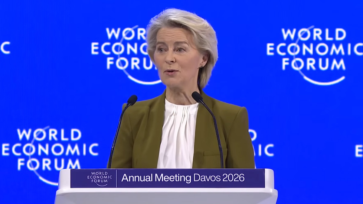 President von der Leyen calls for “new European independence” in Davos address