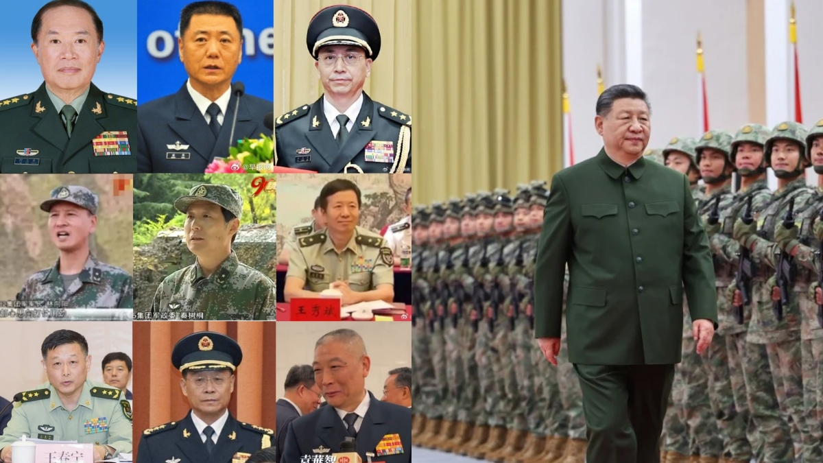 Chinese Communist Party expels nine top generals in major military purge