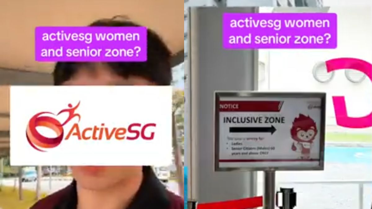 Redditors debate after man questions why senior citizens are allowed in women-only zones at ActiveSG gyms