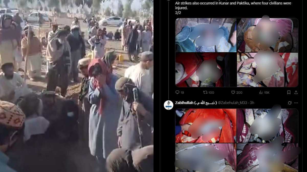 Afghanistan says Pakistan’s air strikes killed nine children and one woman in Khost province