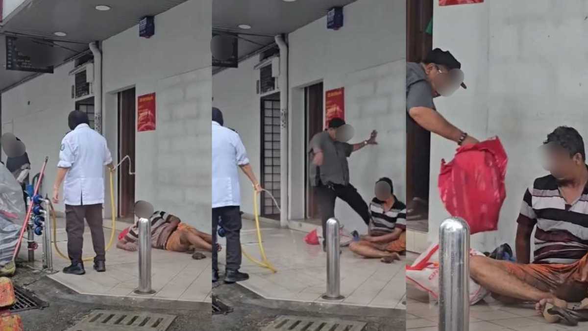 Bank in Malaysia apologises after video shows homeless man mistreated outside its outlet