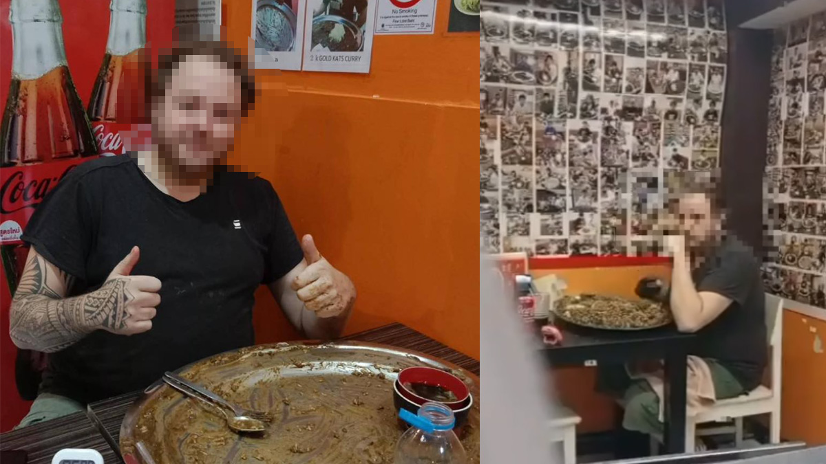 Foreigner accused of cheating in 8kg curry challenge at Bangkok restaurant