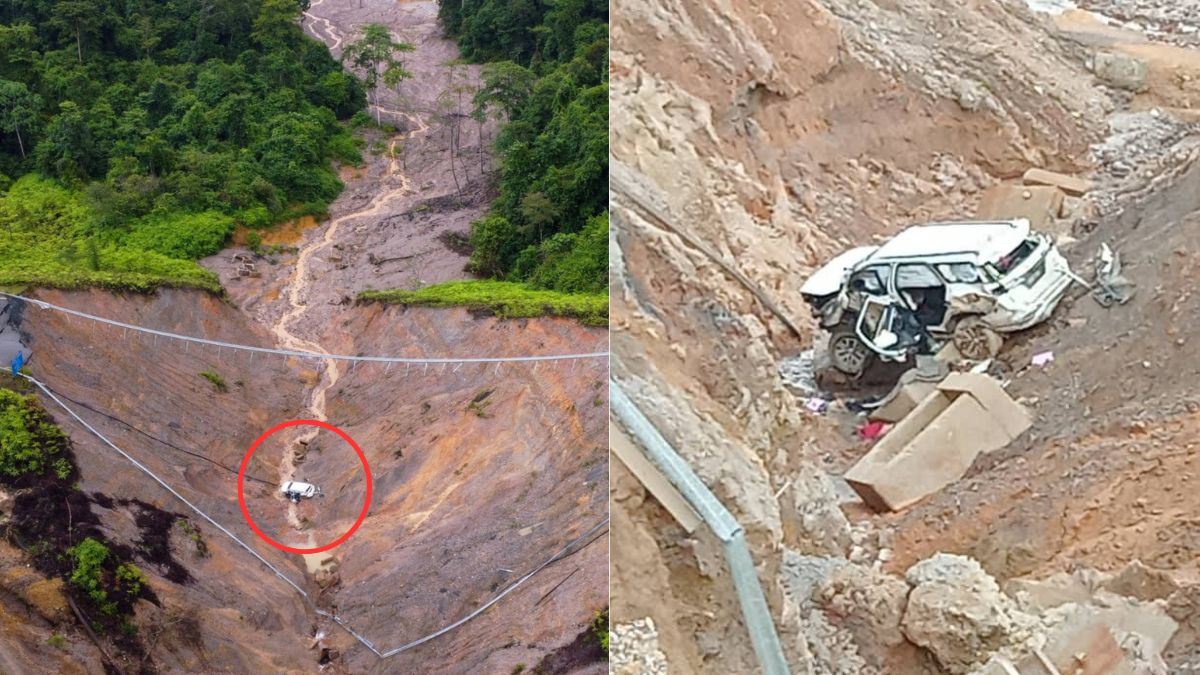 Couple killed after SUV plunges into 200-foot ravine in Terengganu