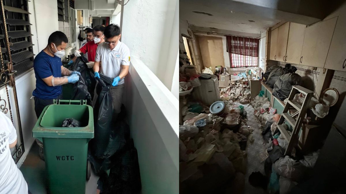 Desmond Lee praised for joining volunteers to clean cluttered flat in Boon Lay
