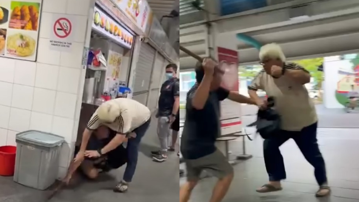 Fight at Telok Blangah hawker centre leads to arrests after viral video circulates