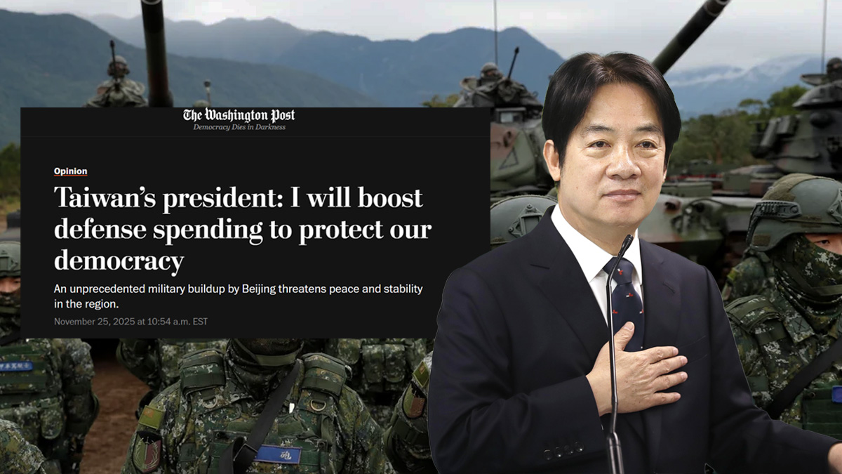 Taiwan proposes US$40 billion defence budget to strengthen deterrence against China