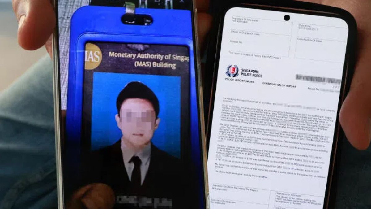 Scammers posing as MAS officers dupe 67-year-old man out of over S$100,000