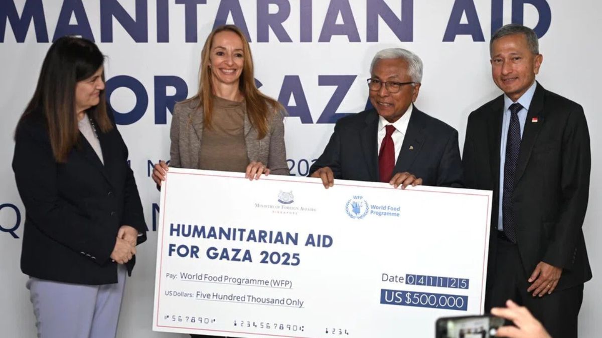 Singapore donates US$500,000 to World Food Programme for Gaza relief